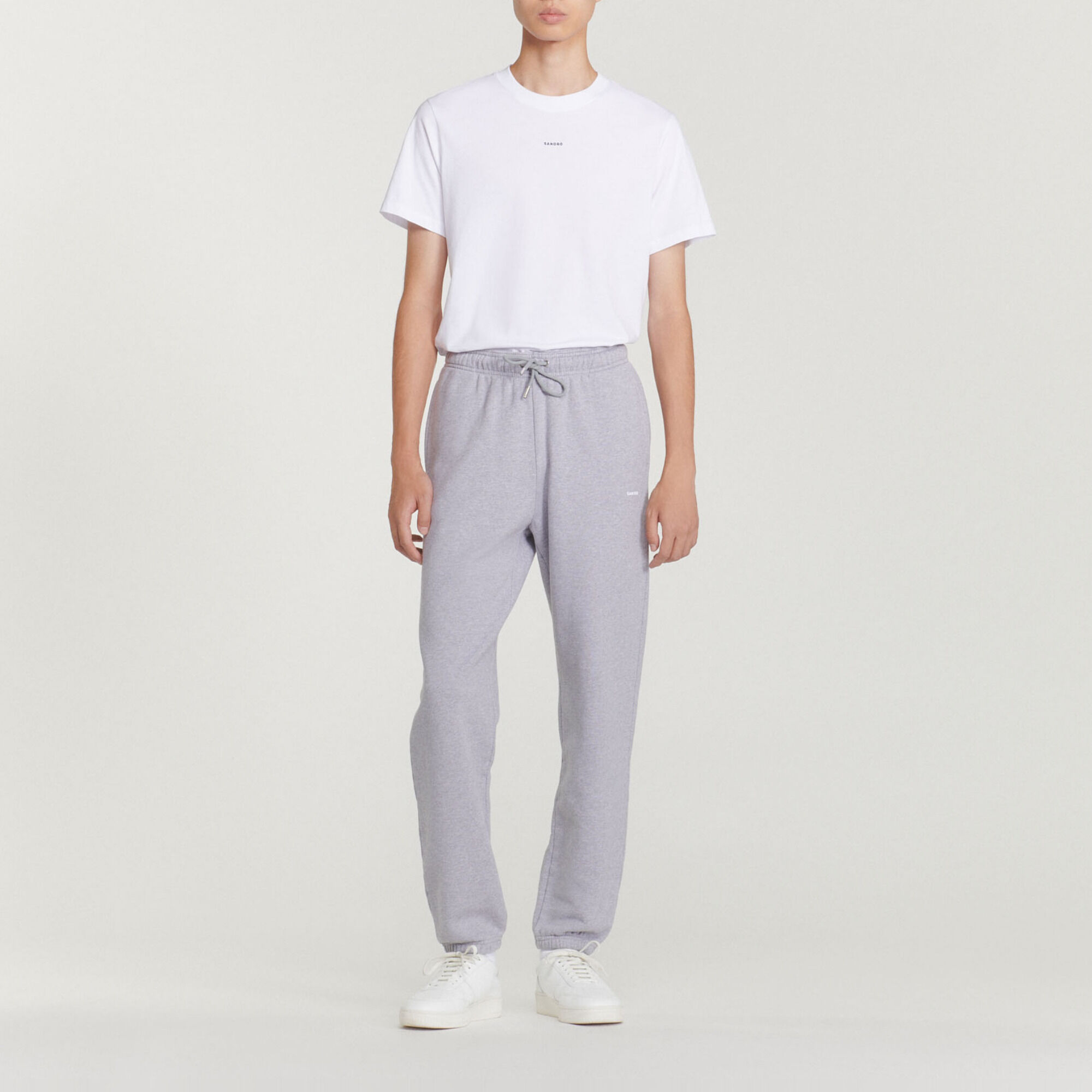 Joggers with Sandro embroidery