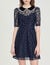 Short dress with Peter Pan collar