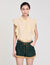 Top Shirt collar with lace detail