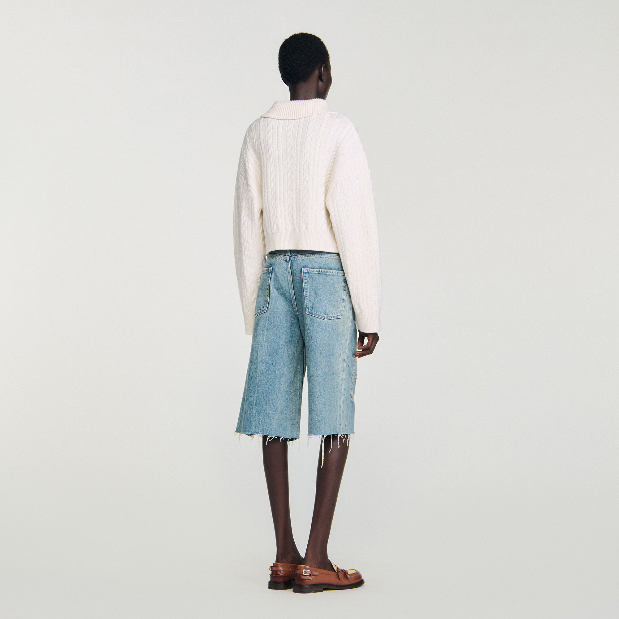 Sailor-neck jumper