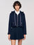 Technical hooded jacket