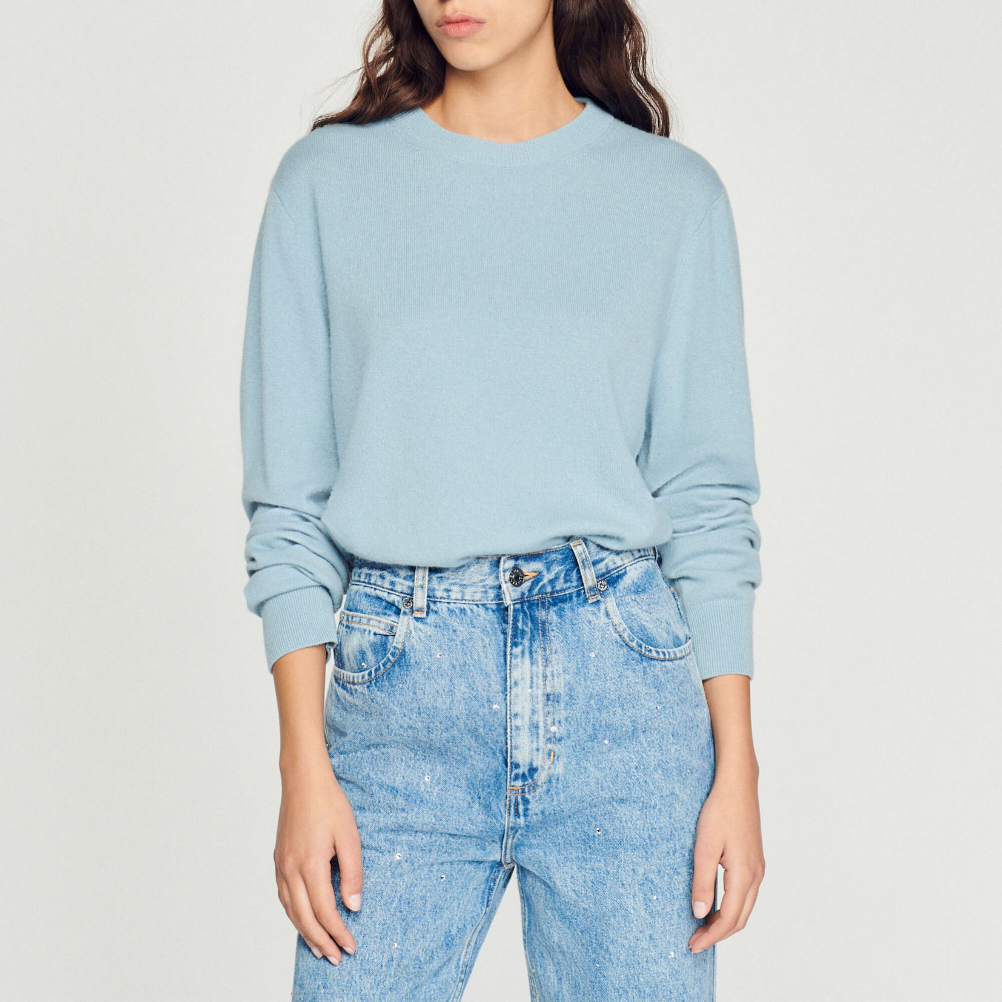 Wool and cashmere sweater