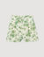 Loose printed palm tree shorts