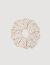 Rhinestone striped scrunchie