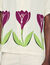 Floaty shirt with tulip print