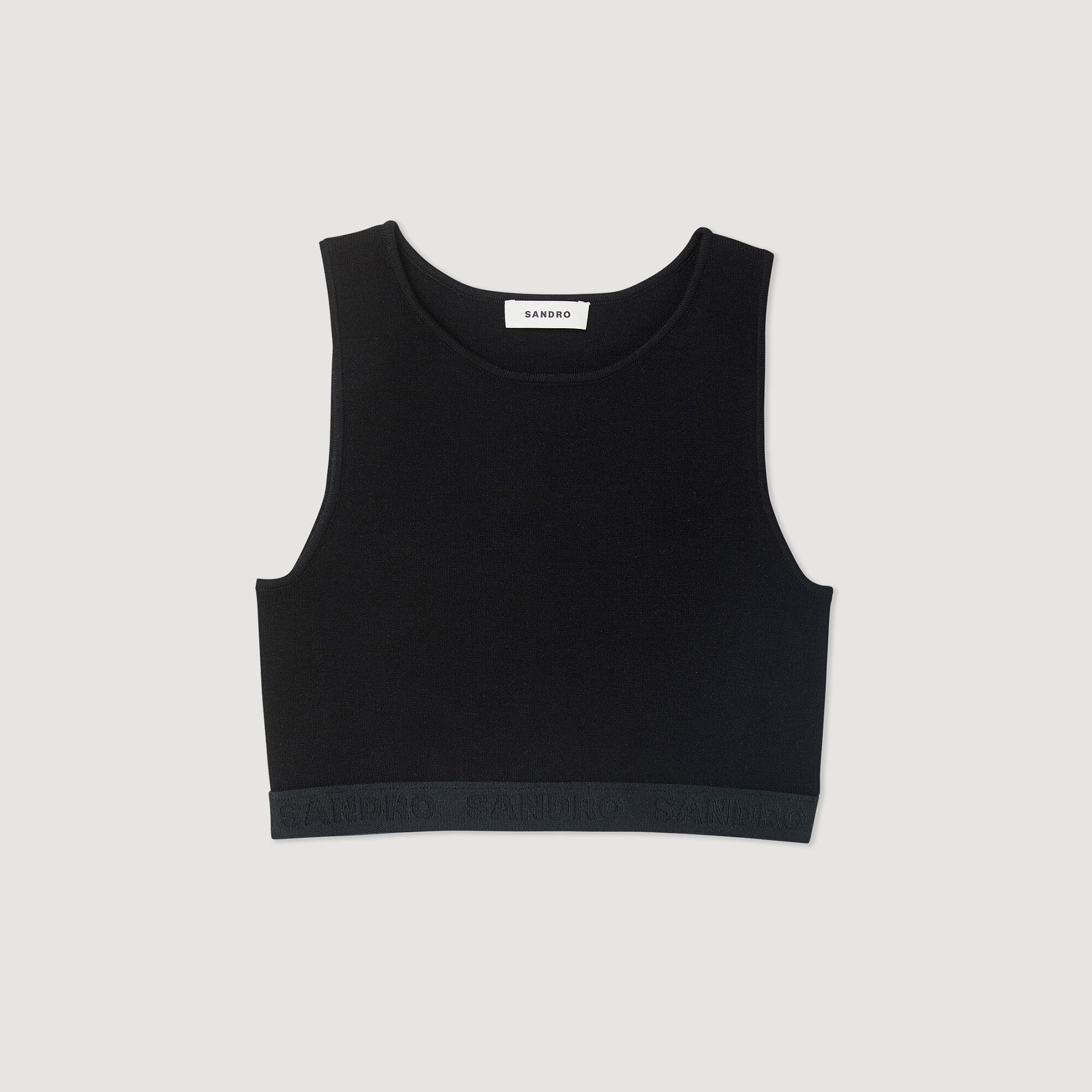 Knitted crop top