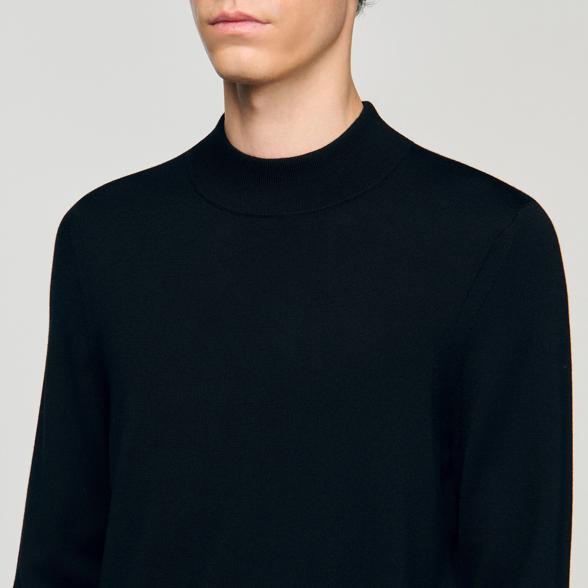 Funnel neck sweater