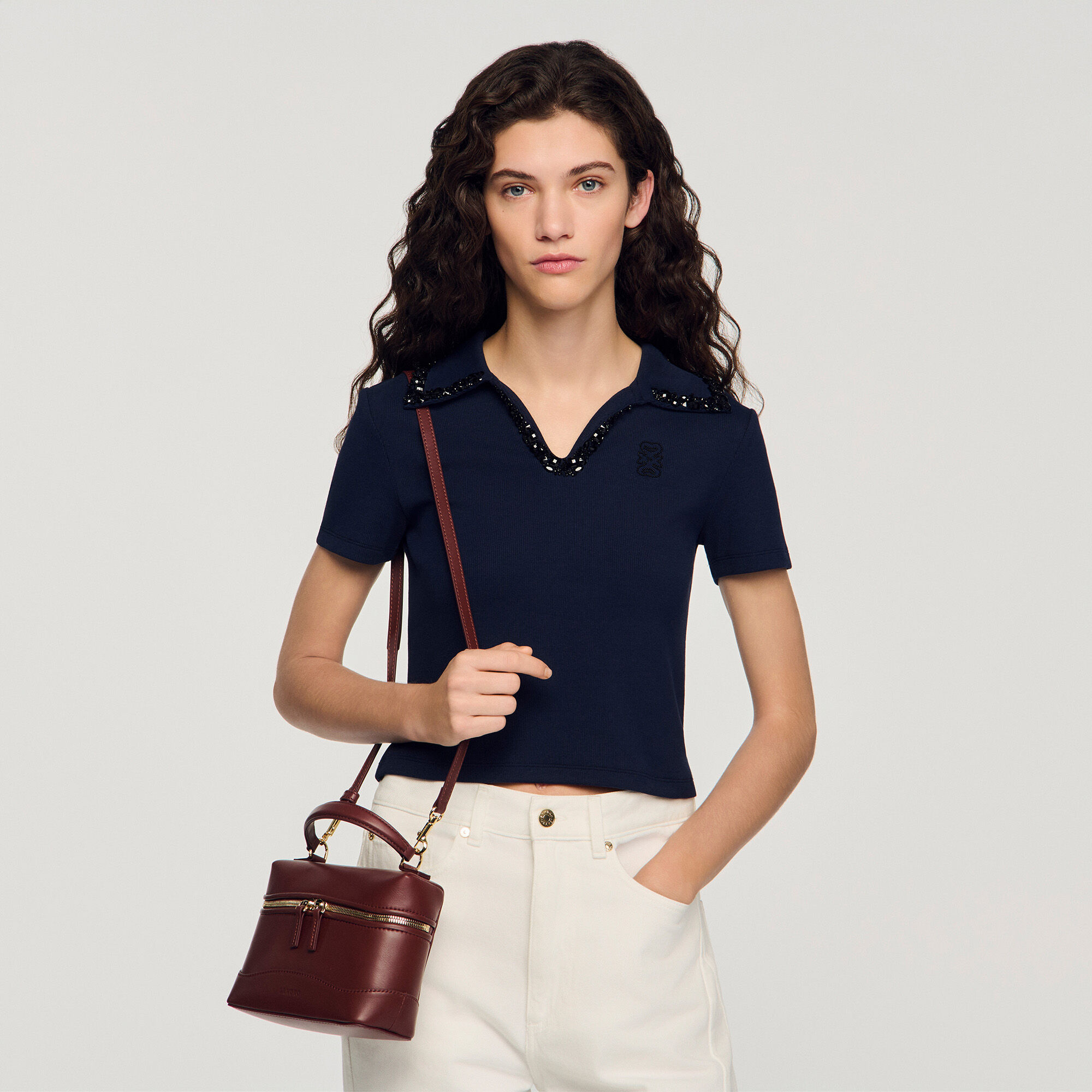 Tangolino plain leather bag