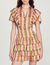 Loose-fitting ruffled dress