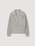 Open polo-collar neck jumper