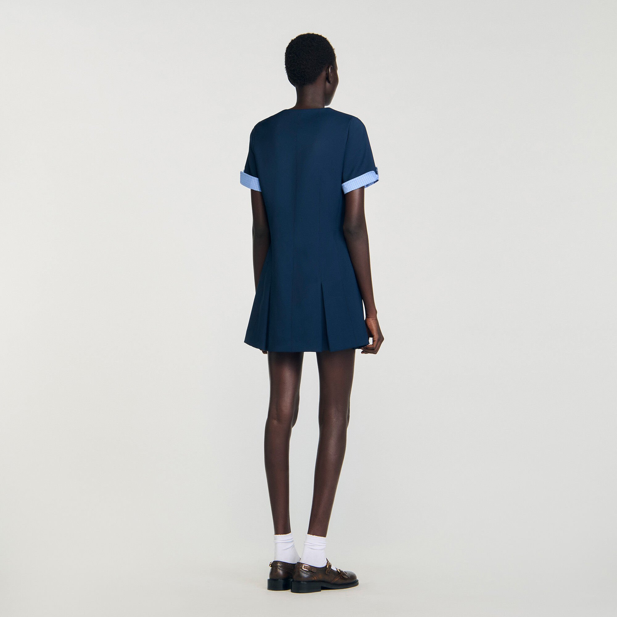 Short pleated dress