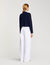 Cardigan with removable ruffled collar