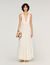 Pleated maxi dress
