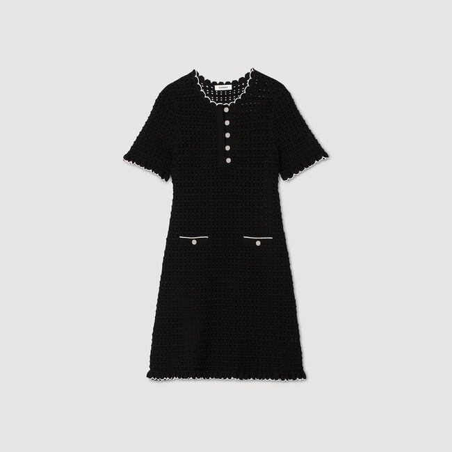 Short knit dress