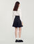 Short asymmetric skirt