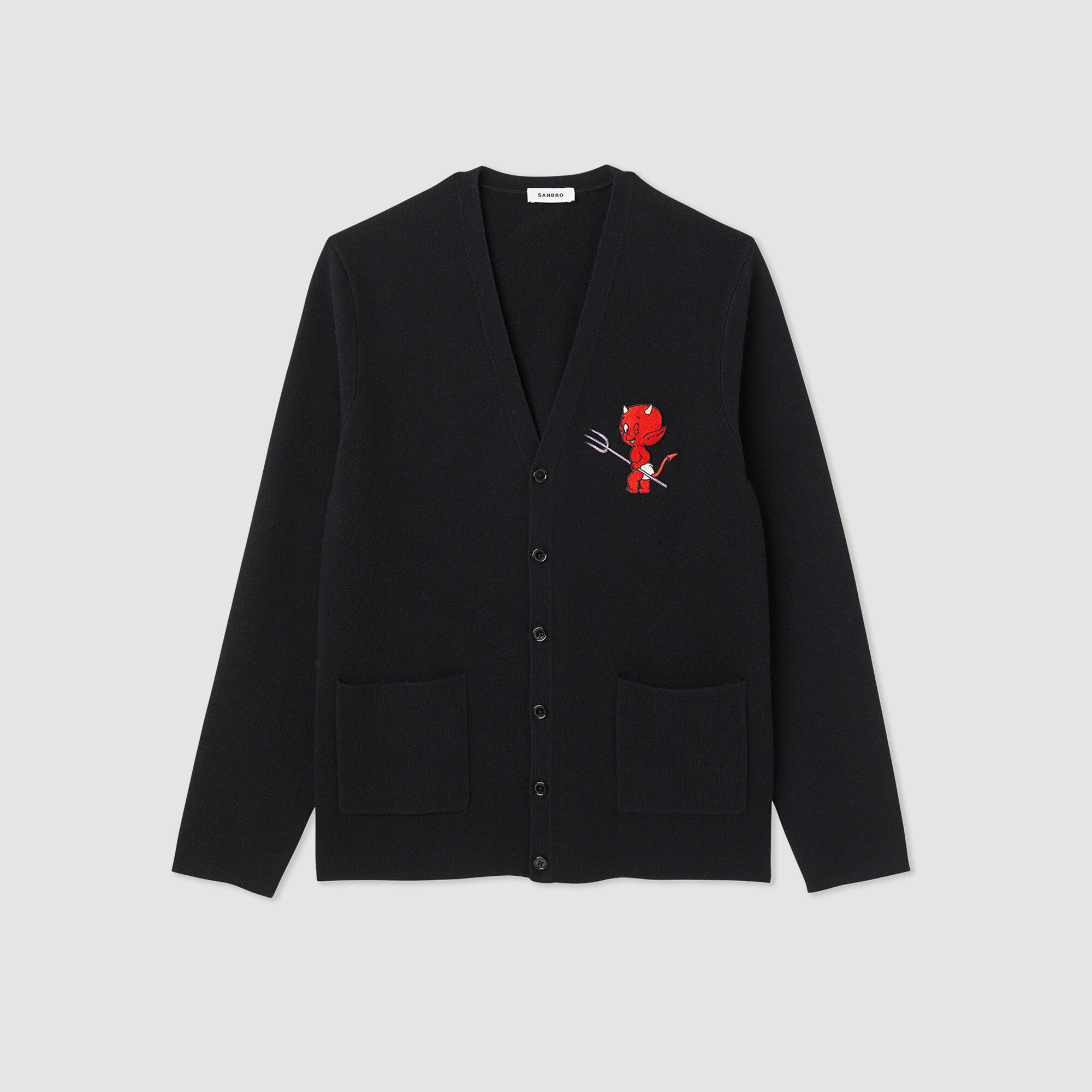 Wool and cashmere Hot Stuff cardigan