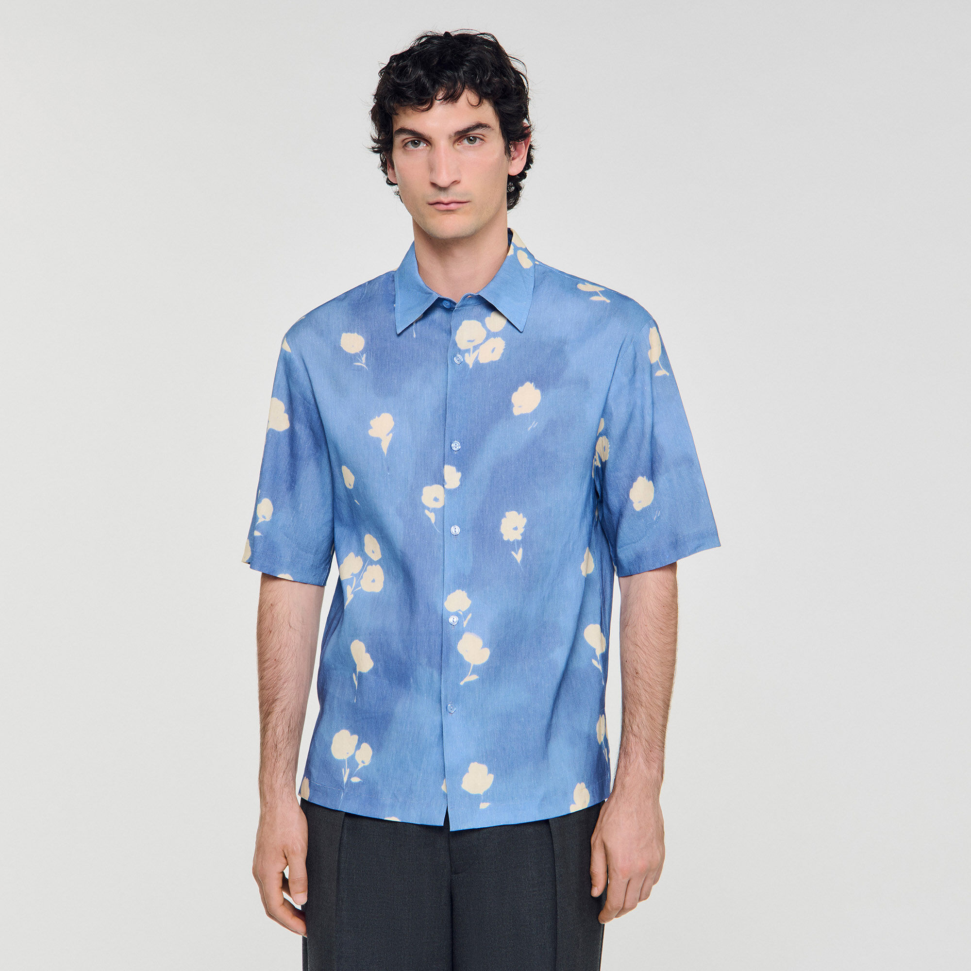 Floral motif shirt