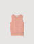 Twisted sleeveless jumper