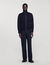 Zip-up wool cardigan