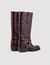 Tall boots with square toes
