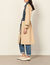 Mixed-material trench coat
