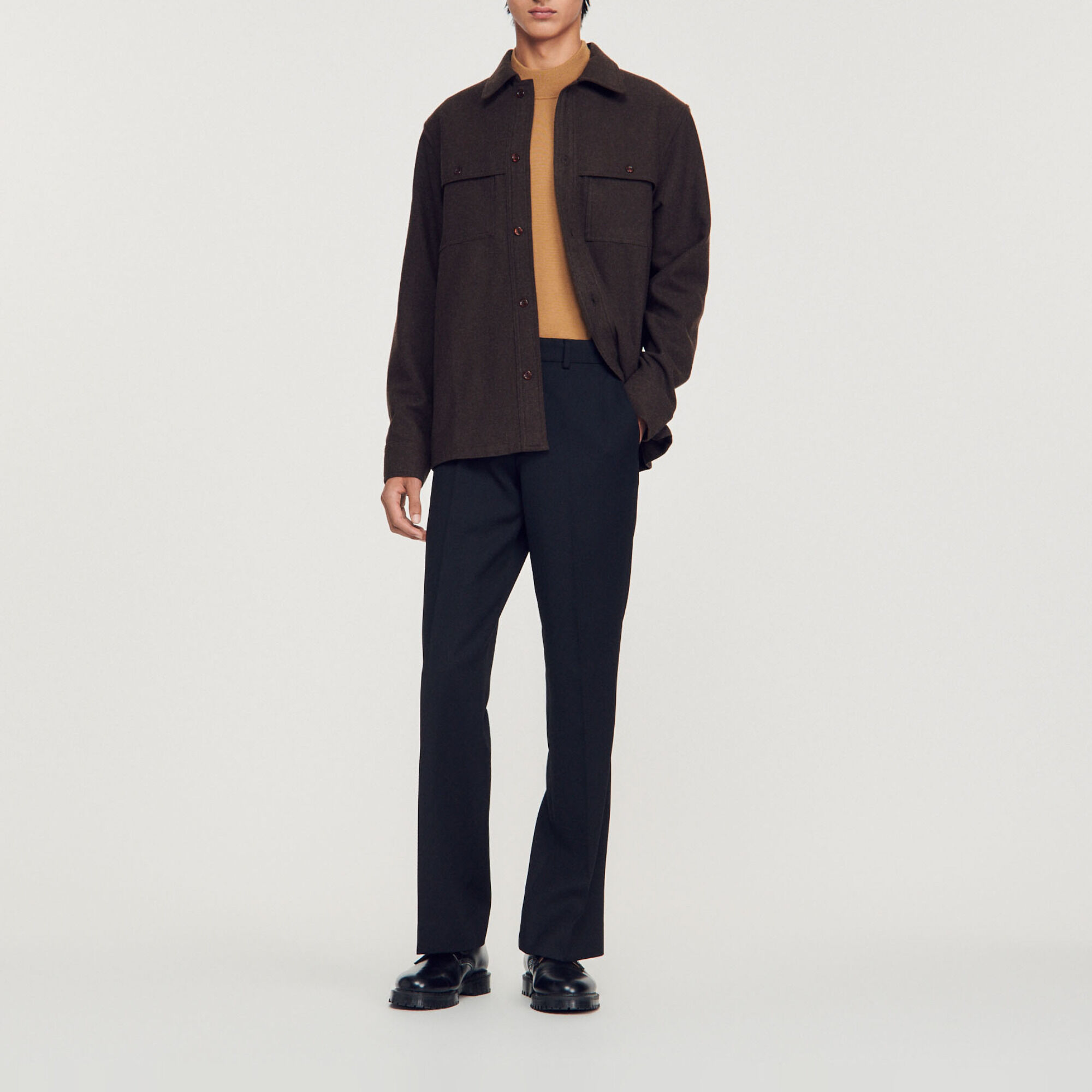 Wool overshirt