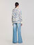 Spiral-motif silk shirt