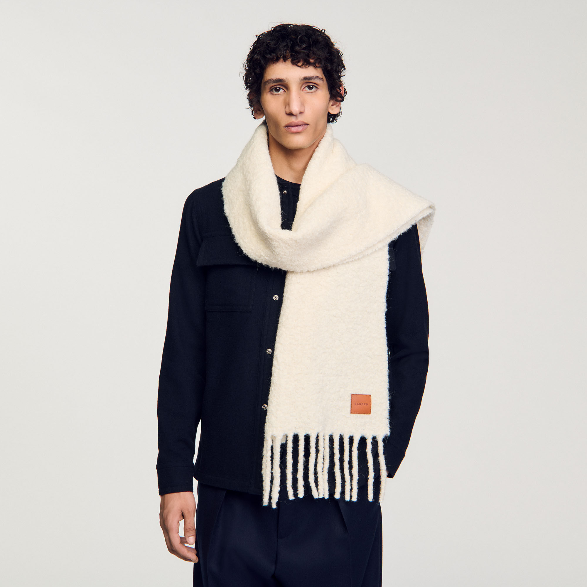 Terry-effect scarf