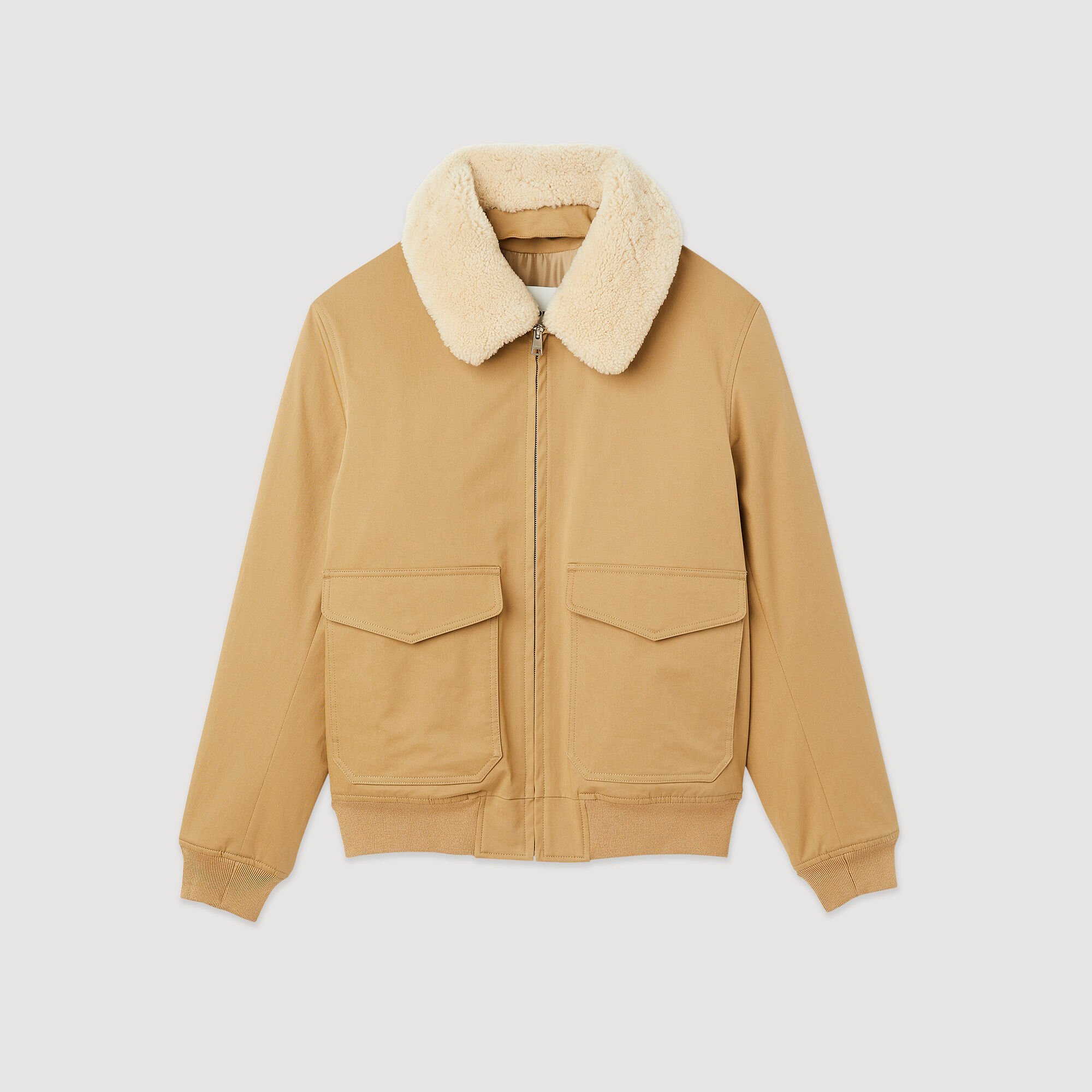 Cotton aviator jacket