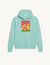 Cotton hoodie with artwork