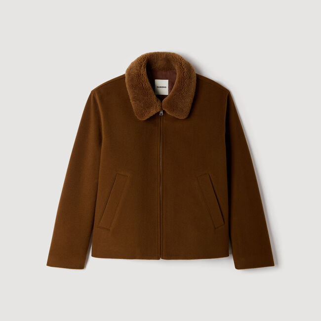Wool and cashmere jacket