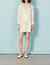 Printed silk dress