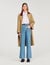 Wide-leg high-rise jeans