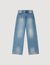 Rhinestone straight-leg jeans