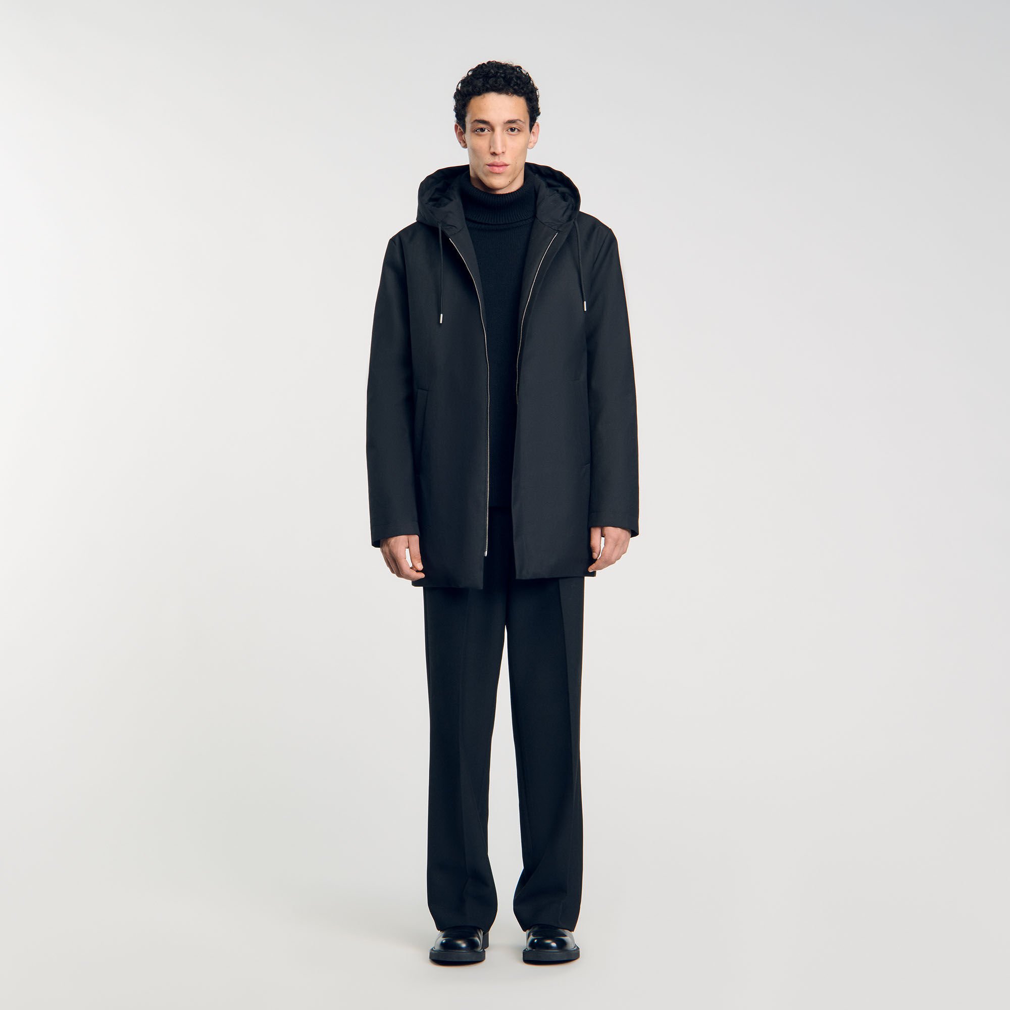 Hooded parka with zip Hooded parka with zip