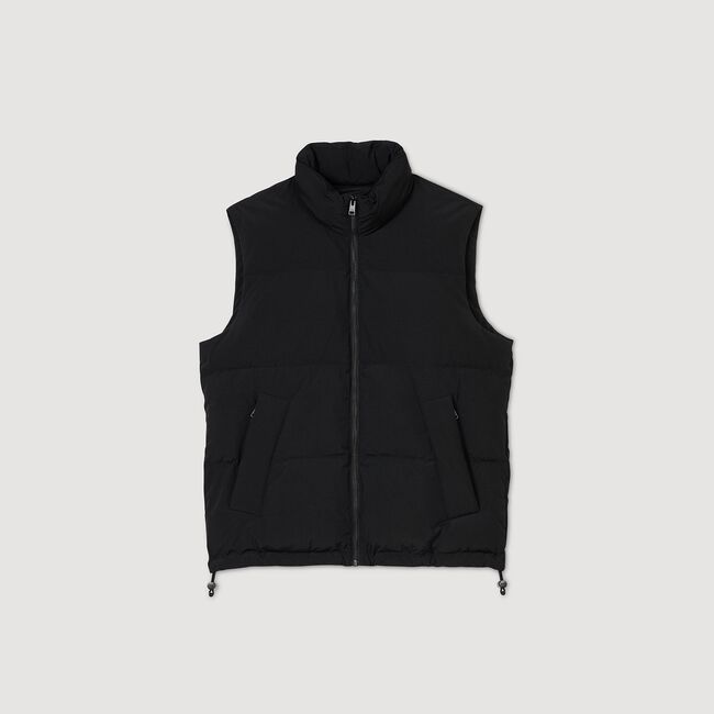 Sleeveless down jacket