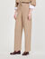 Knitted straight-leg trousers