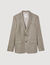 Flannel suit jacket