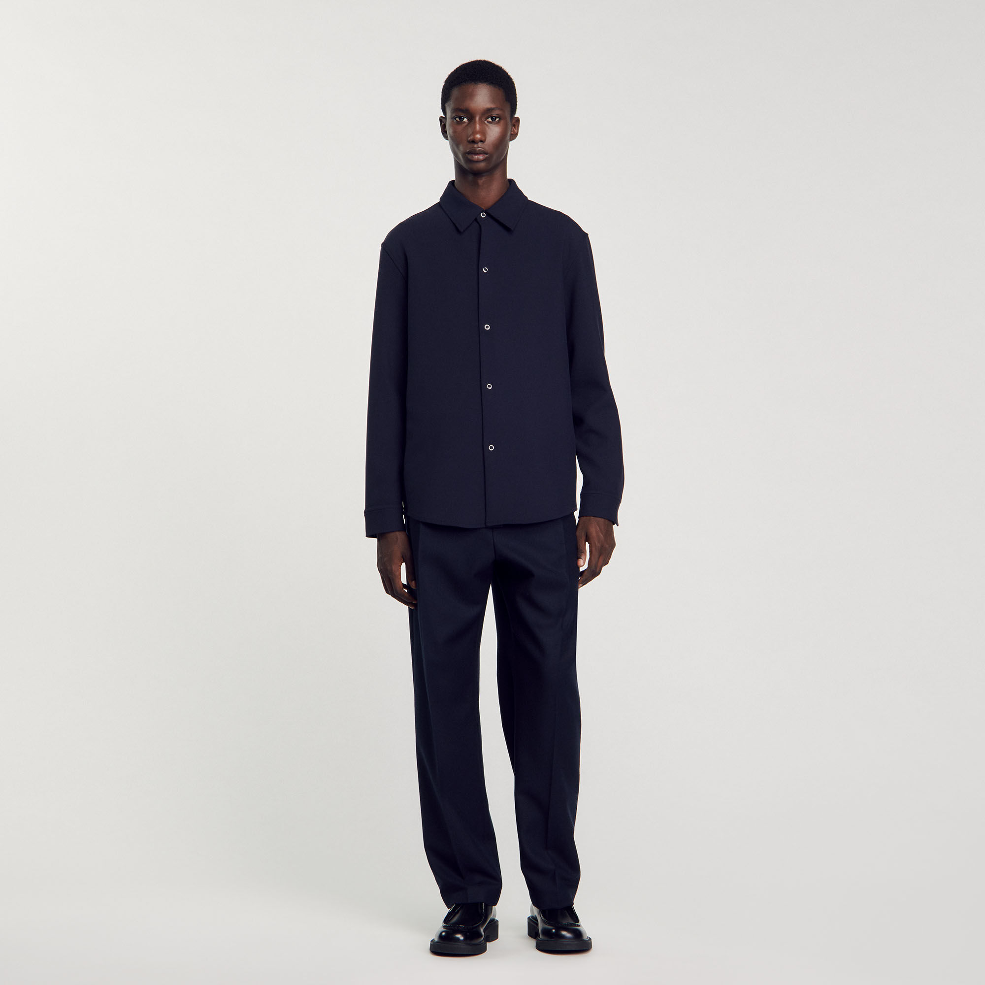 Long-sleeved jersey shirt
