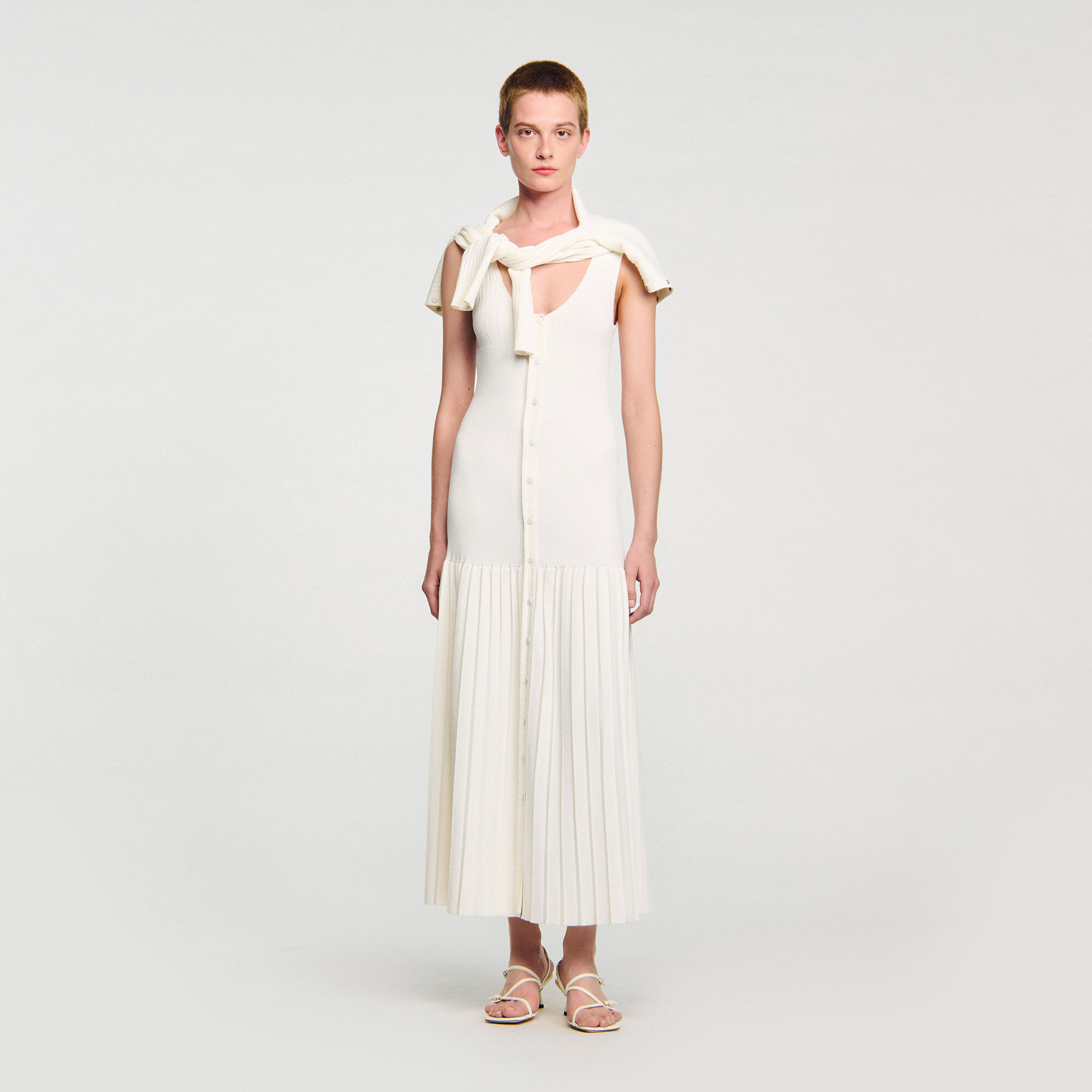 Knit maxi dress