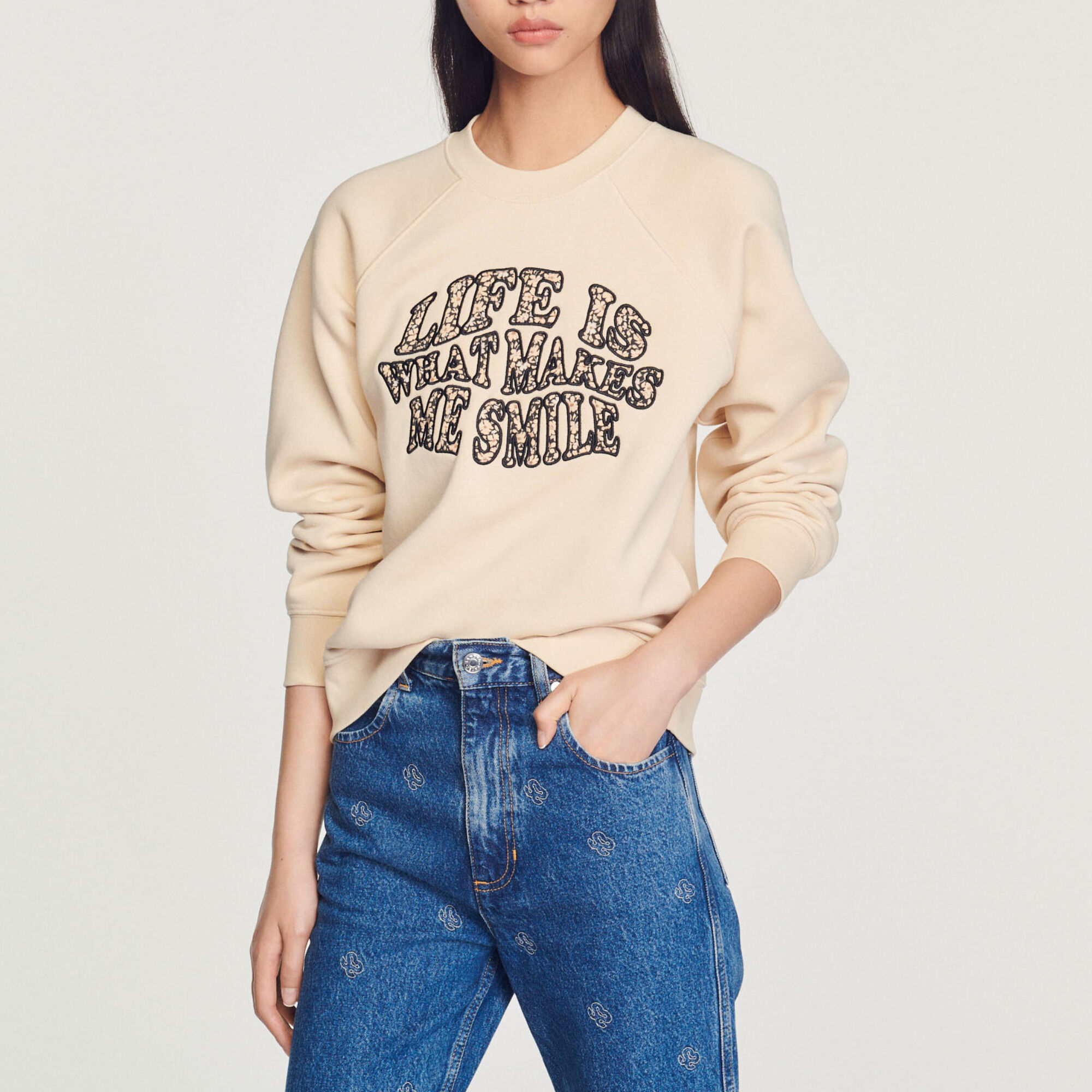 Sandro paris sweatshirt sale
