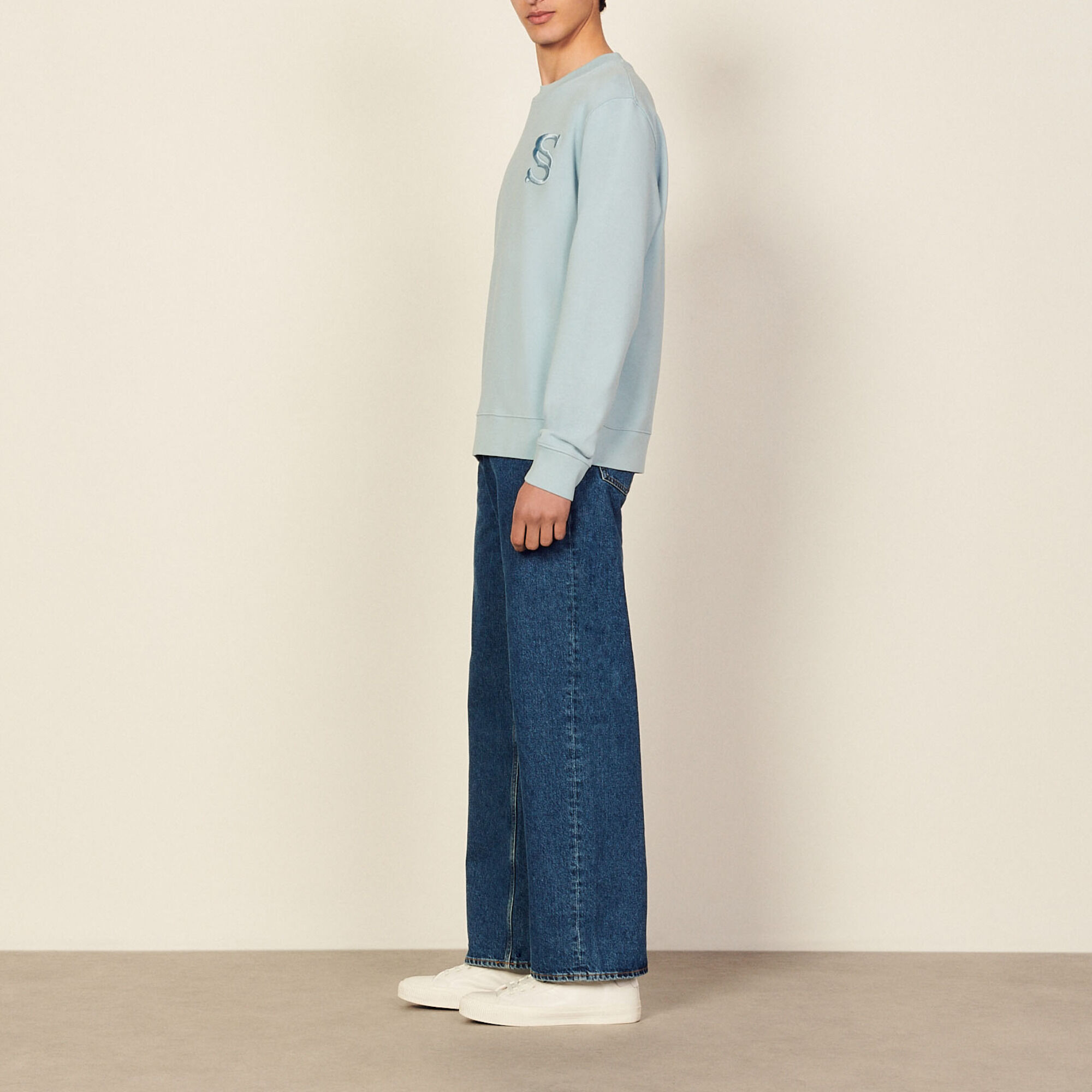 Embroidered sweatshirt
