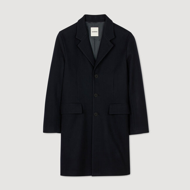 Wool and cashmere coat