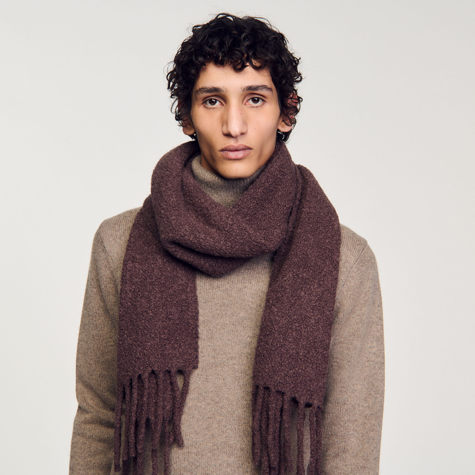 Terry-effect scarf