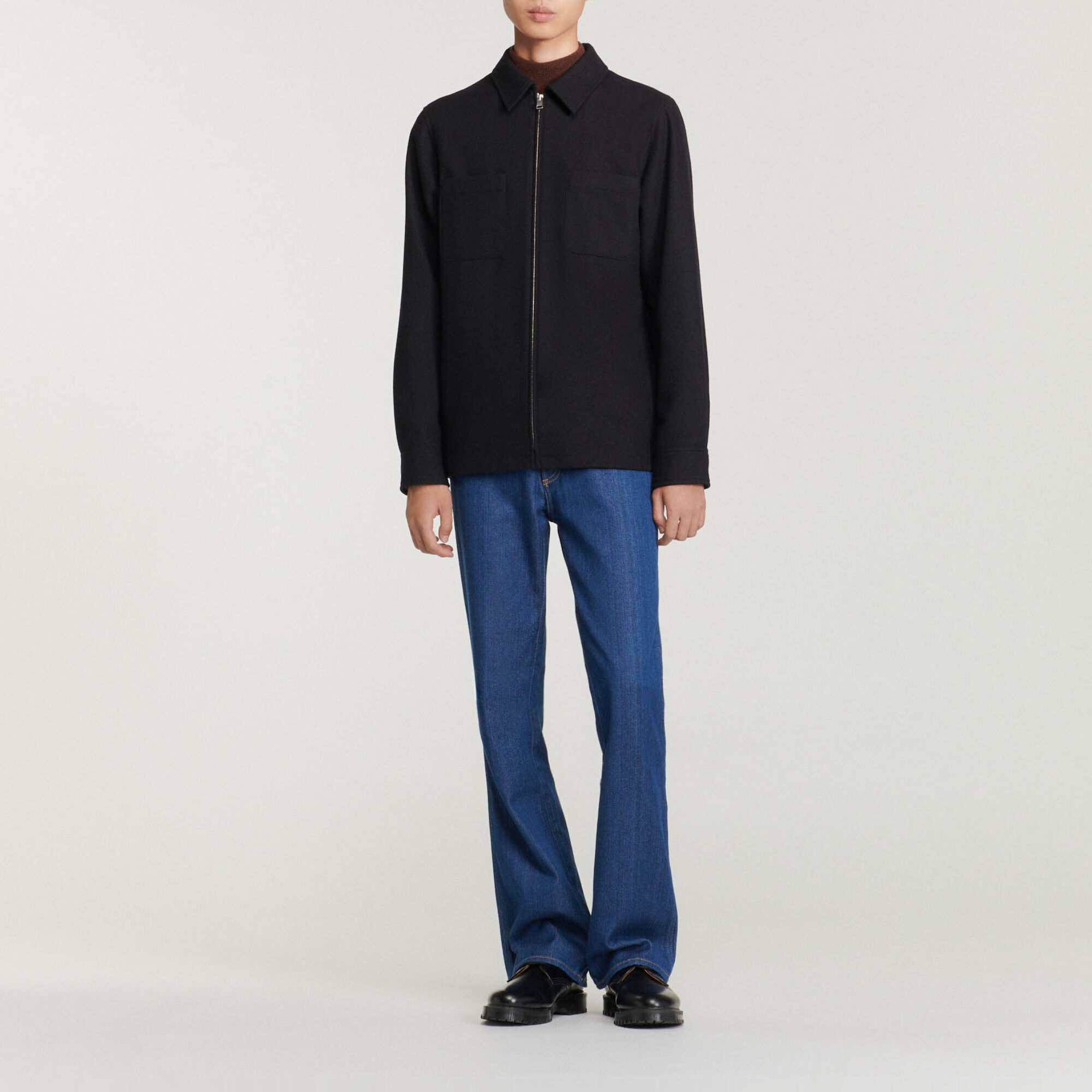 Wool overshirt