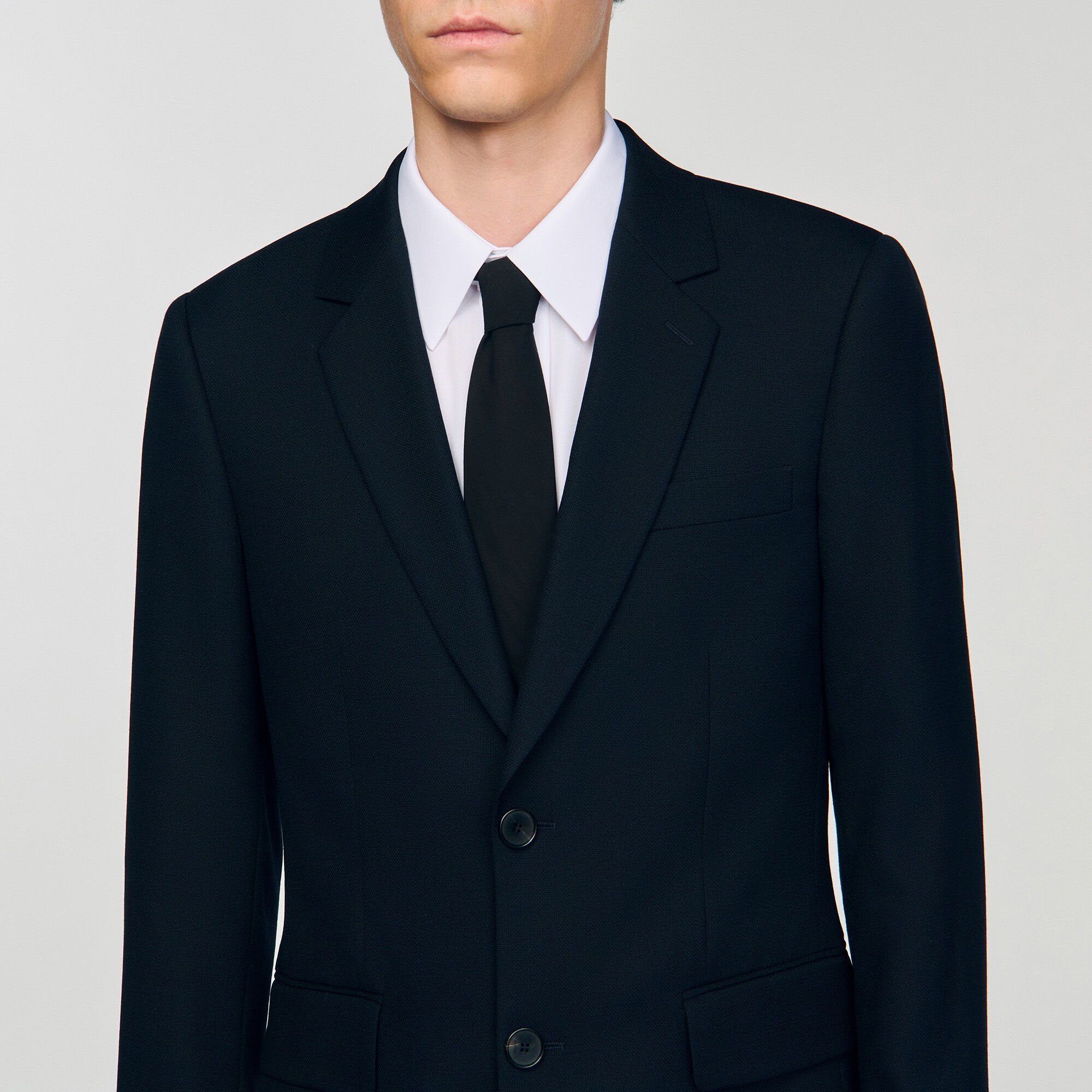 Wool suit jacket