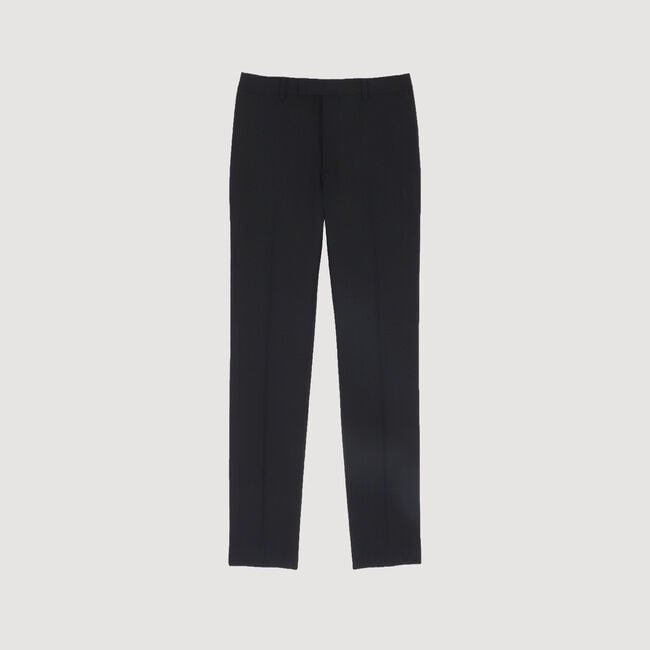 Wool suit trousers