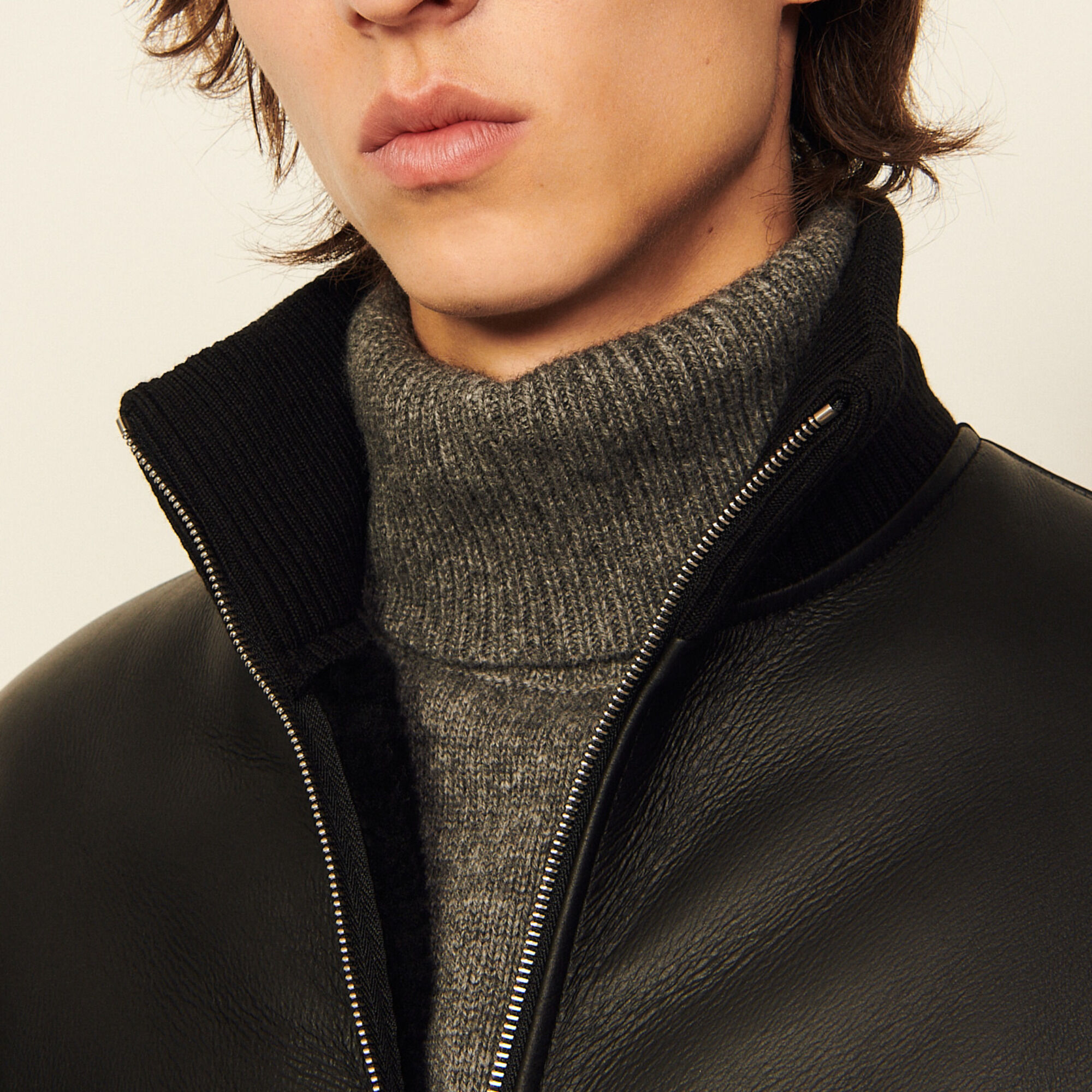 Sheepskin jacket