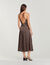 Long dress with narrow straps
