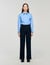 Rhinestone striped trousers